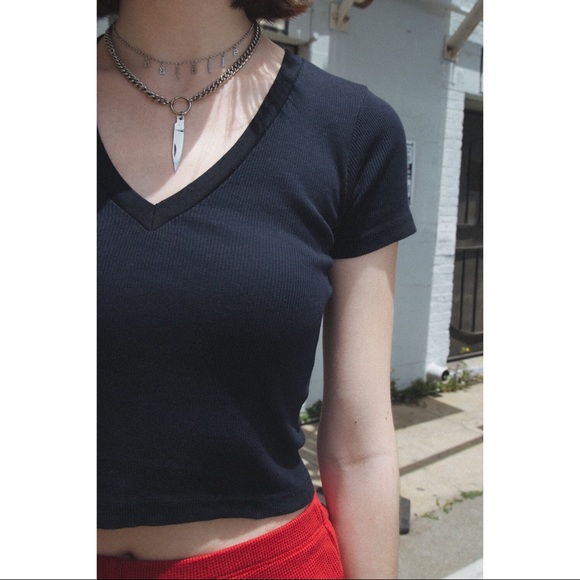 Brandy Melville Tops Brandy Melville V Neck Poshmark